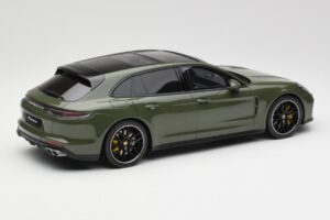 Porsche Panamera Turbo S 971 Sport Turismo Žalias GT Spirit 1:18 GT447 Derva - nuotrauka 2 iš 6