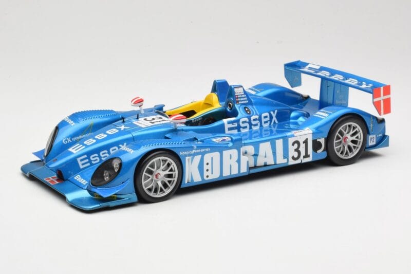 Porsche RS Spyder LMP2 #31 Team Essex C. Elgaard / J. Nielsen / K. Poulsen 24 Hours of Le Mans 2008 Norev 1:18 187519 Metalas