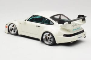 Porsche RWB 911 964 Flat Nose Grand Prix White GT Spirit 1:18 GT506 Derva - nuotrauka 5 iš 6