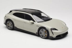 Porsche Taycan Cross Turismo Turbo S Chalk Grey Minichamps 1:18 155069302 Metalas - nuotrauka 4 iš 6