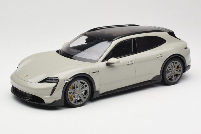 Porsche Taycan Cross Turismo Turbo S Chalk Grey Minichamps 1:18 155069302 Metalas