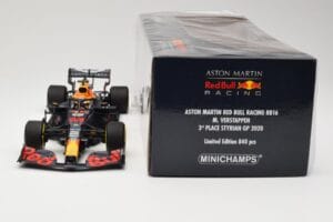 Red Bull Racing RB16 #33 M. Verstappen 3rd Place Styrian GP 2020 Minichamps 1:18 110200233 Metalas - nuotrauka 6 iš 6