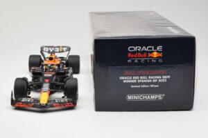 Red Bull Racing RB19 #1 M. Verstappen Winner Spanish GP 2023 Minichamps 1:18 110230801 Metalas - nuotrauka 6 iš 6