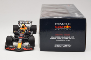 Red Bull RB19 #11 S. Perez Oracle Red Bull Racing Saudi Arabian Grand Prix Winner 2023 Minichamps 1:18 110230111 Derva - nuotrauka 6 iš 6