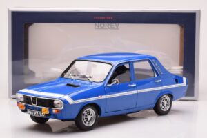 Renault 12 Gordini Be Buferių Bleu de France Norev 1:18 185248 Metalas - nuotrauka 8 iš 8