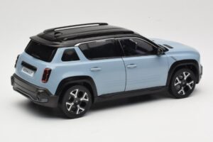 Renault 4 E-Tech Electric Cloud Blue Norev 1:18 185521 Metalas - nuotrauka 3 iš 8