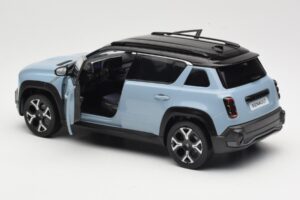 Renault 4 E-Tech Electric Cloud Blue Norev 1:18 185521 Metalas - nuotrauka 5 iš 8