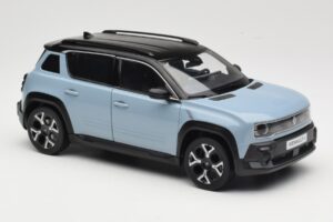 Renault 4 E-Tech Electric Cloud Blue Norev 1:18 185521 Metalas - nuotrauka 6 iš 8