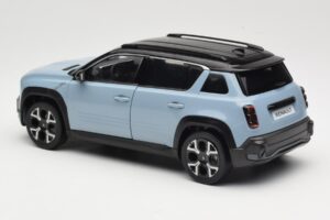 Renault 4 E-Tech Electric Cloud Blue Norev 1:18 185521 Metalas - nuotrauka 7 iš 8