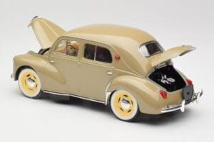 Renault 4CV Berline Gris Ardoise Solido 1:18 8059 Metalas - nuotrauka 5 iš 8