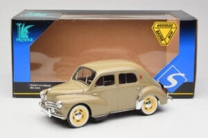 Renault 4CV Berline Gris Ardoise Solido 1:18 8059 Metalas - nuotrauka 8 iš 8