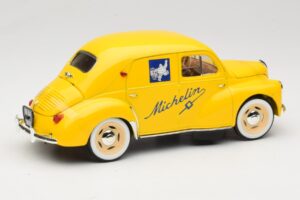 Renault 4CV Michelin Yellow Solido 1:18 82002 Metalas - nuotrauka 2 iš 6