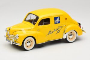 Renault 4CV Michelin Yellow Solido 1:18 82002 Metalas