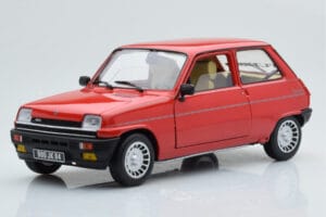 Renault 5 Alpine Turbo Raudonas Norev 1:18 185243 Metalas