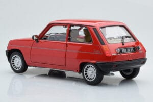 Renault 5 Alpine Turbo Raudonas Norev 1:18 185243 Metalas - nuotrauka 7 iš 8