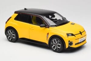 Renault 5 E-Tech Pop Geltonas & Juodas Norev 1:18 185500 Metalas - nuotrauka 2 iš 8