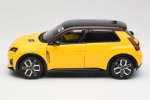 Renault 5 E-Tech Pop Geltonas & Juodas Norev 1:18 185500 Metalas - nuotrauka 6 iš 8