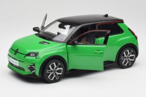 Renault 5 E-Tech Electric Pop Žalias & Juodas Norev 1:18 185502 Metalas - nuotrauka 2 iš 8