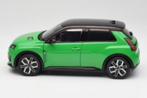 Renault 5 E-Tech Electric Pop Žalias & Juodas Norev 1:18 185502 Metalas - nuotrauka 4 iš 8