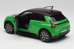 Renault 5 E-Tech Electric Pop Žalias & Juodas Norev 1:18 185502 Metalas - nuotrauka 5 iš 8