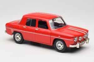 Renault 8 Gordini Raudonas Solido 1:18 9018-M1 Metalas - nuotrauka 6 iš 8