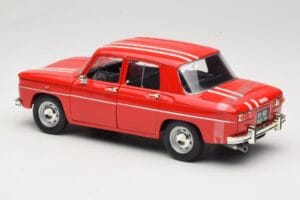 Renault 8 Gordini Raudonas Solido 1:18 9018-M1 Metalas - nuotrauka 7 iš 8