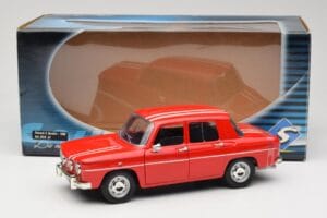 Renault 8 Gordini Raudonas Solido 1:18 9018-M1 Metalas - nuotrauka 8 iš 8