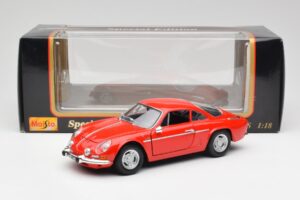 Alpine A110 1600S Raudonas Maisto 1:18 50322 Metalas - nuotrauka 8 iš 8
