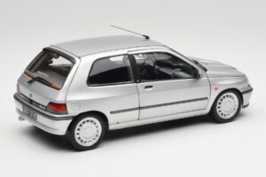 Renault Clio 16S Mk1 Iceberg Pilkas Norev 1:18 185256 Metalas - nuotrauka 3 iš 8
