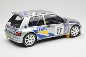 Renault Clio Maxi #17 J. Ragnotti / G. Thimonier Tour de Corse 1995 Otto 1:12 G090 Derva - nuotrauka 2 iš 6