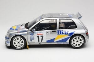 Renault Clio Maxi #17 J. Ragnotti / G. Thimonier Tour de Corse 1995 Otto 1:12 G090 Derva - nuotrauka 3 iš 6