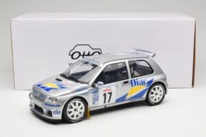 Renault Clio Maxi #17 J. Ragnotti / G. Thimonier Tour de Corse 1995 Otto 1:12 G090 Derva - nuotrauka 6 iš 6