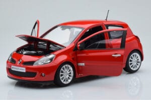Renault Clio RS III Toro Raudonas Norev 1:18 185252 Metalas - nuotrauka 2 iš 8