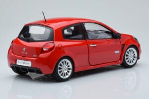 Renault Clio RS III Toro Raudonas Norev 1:18 185252 Metalas - nuotrauka 3 iš 8