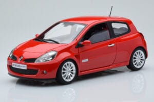 Renault Clio RS III Toro Raudonas Norev 1:18 185252 Metalas