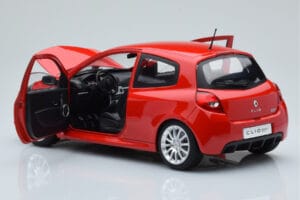 Renault Clio RS III Toro Raudonas Norev 1:18 185252 Metalas - nuotrauka 5 iš 8