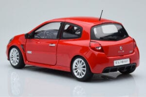 Renault Clio RS III Toro Raudonas Norev 1:18 185252 Metalas - nuotrauka 7 iš 8