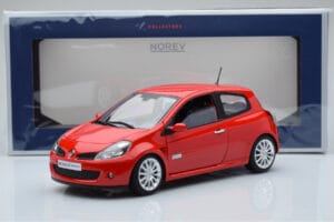 Renault Clio RS III Toro Raudonas Norev 1:18 185252 Metalas - nuotrauka 8 iš 8