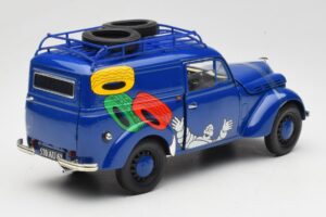 Renault Juvaquatre Michelin Blue Solido 1:18 82008 Metalas - nuotrauka 3 iš 8