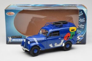 Renault Juvaquatre Michelin Blue Solido 1:18 82008 Metalas - nuotrauka 8 iš 8