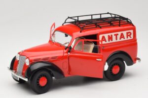 Renault Juvaquatre Utilitaire Raudonas Solido 1:18 8424 Metalas - nuotrauka 2 iš 8