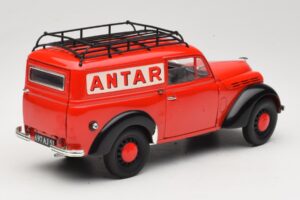 Renault Juvaquatre Utilitaire Raudonas Solido 1:18 8424 Metalas - nuotrauka 3 iš 8