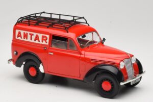 Renault Juvaquatre Utilitaire Raudonas Solido 1:18 8424 Metalas - nuotrauka 6 iš 8