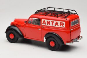 Renault Juvaquatre Utilitaire Raudonas Solido 1:18 8424 Metalas - nuotrauka 7 iš 8