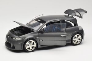 Renault Megane Mk2 RS Vampire Grey Norev 1:18 185101 Metalas - nuotrauka 2 iš 8