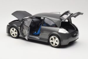Renault Megane Mk2 RS Vampire Grey Norev 1:18 185101 Metalas - nuotrauka 5 iš 8