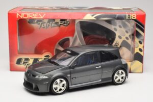 Renault Megane Mk2 RS Vampire Grey Norev 1:18 185101 Metalas - nuotrauka 8 iš 8