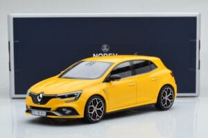 Renault Megane RS IV Trophy Sirius Geltonas Norev 1:18 185393 Metalas - nuotrauka 6 iš 6