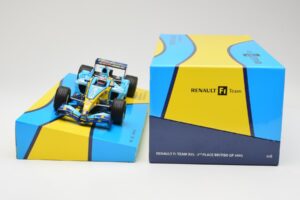 Renault R25 #5 F. Alonso 2nd Place British GP 2005 Minichamps 1:18 147051105 Metalas - nuotrauka 6 iš 6