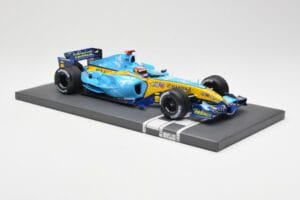 Renault R25 #5 F. Alonso 2nd Place British GP 2005 Minichamps 1:18 117051105 Metalas - nuotrauka 4 iš 6
